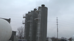 water tanks with filtration system bringing clean water to Ohio Blue Earth Products The Science of Safe Water
