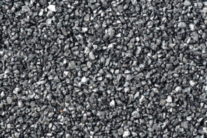 close up of pre-media cleaning which looks like silver and gray gravel Blue Earth Products The Science of Safe Water